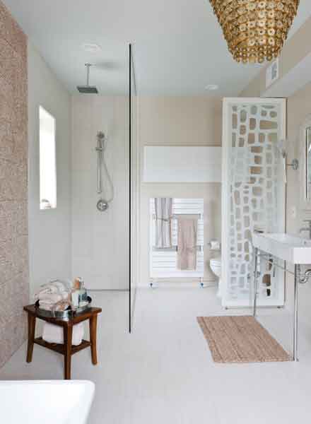 The master bath, designed by Grossmueller's Design Consultants, Inc.